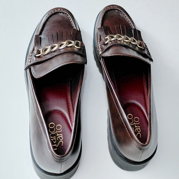 FRANCO SARTO Women's L- limitmoc Dark Brown  Slip On Loafer Size 10M - Picture 3 of 7